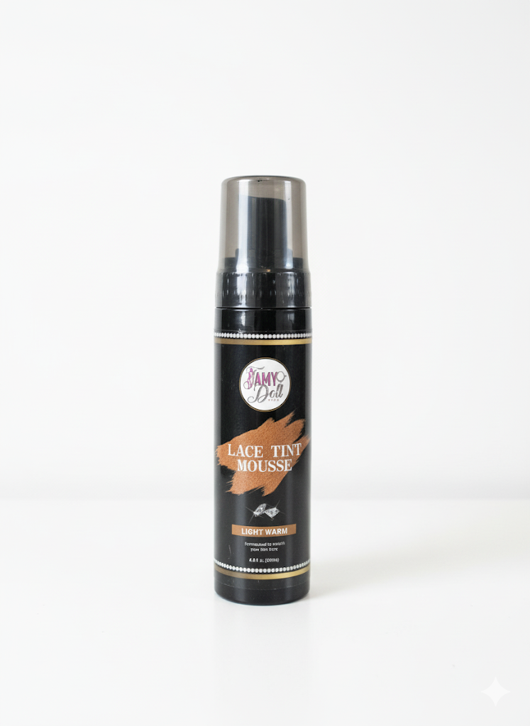 Mousse teintée en dentelle